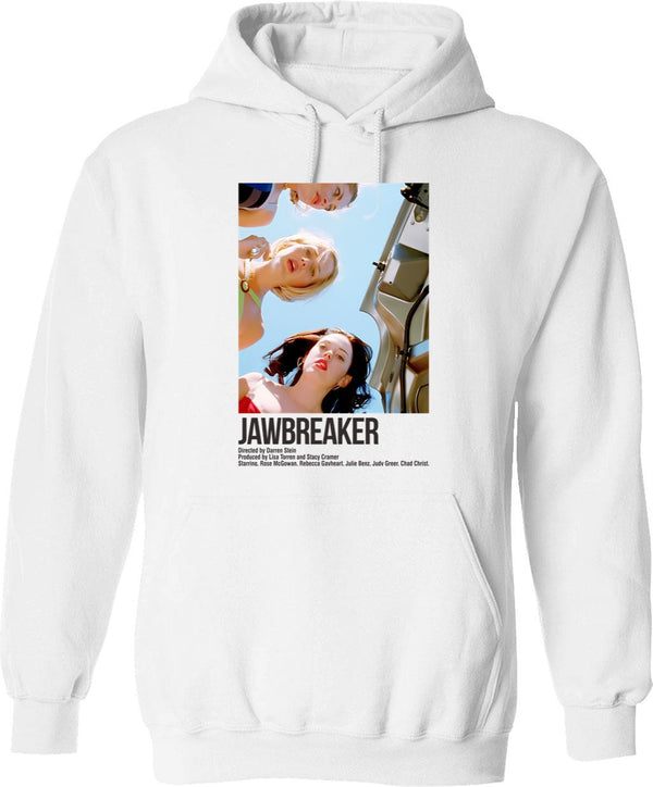 Jawbreaker ( White ) Hoodie - Retro Graphic Pullover Hoodie for Men & Women - White