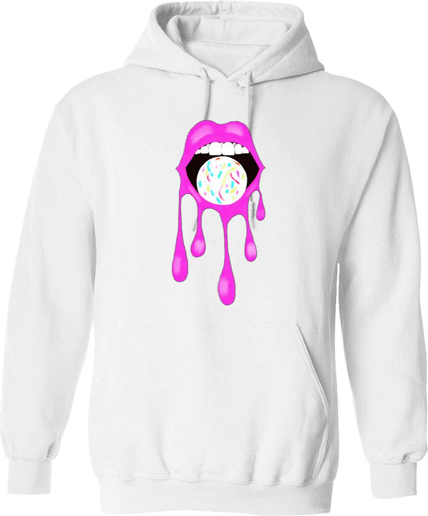 Jawbreaker (1) Hoodie - Retro Graphic Pullover Hoodie for Men & Women - White