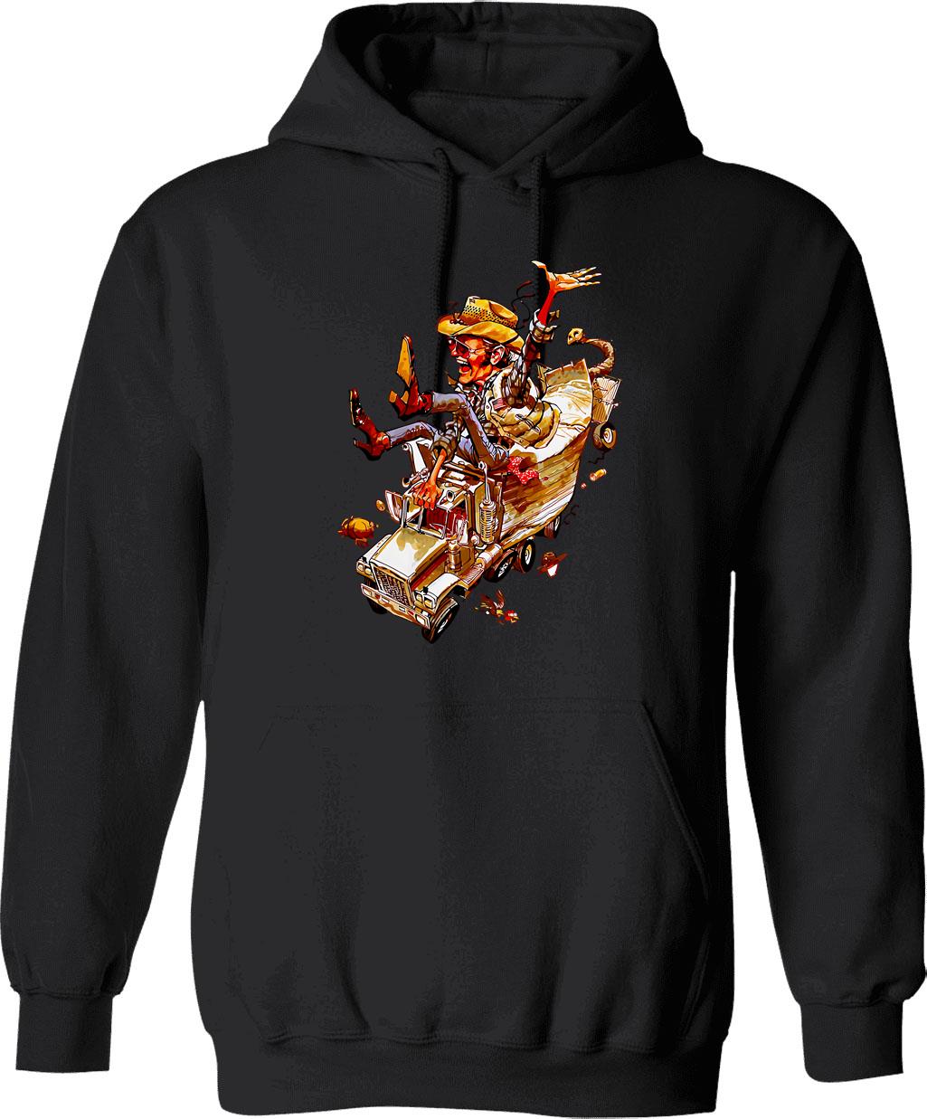 Jenny's New Friends Hoodie - Retro Graphic Pullover Hoodie for Men & Women - Black
