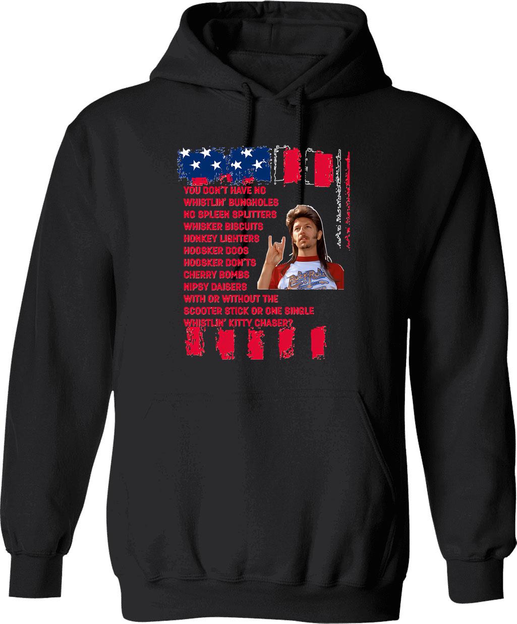 Joe Dirt 4th Of July Merica Hoodie - Black