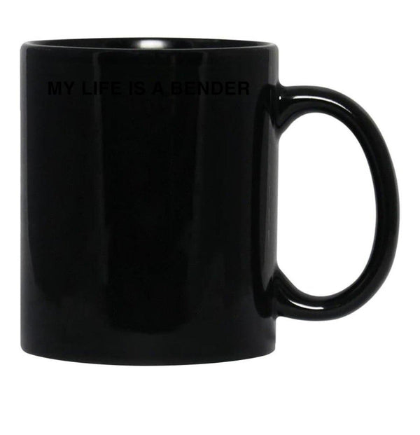 John Summit My Life is A Bender Black Coffee Mug, Gift Coffee Mug - Black