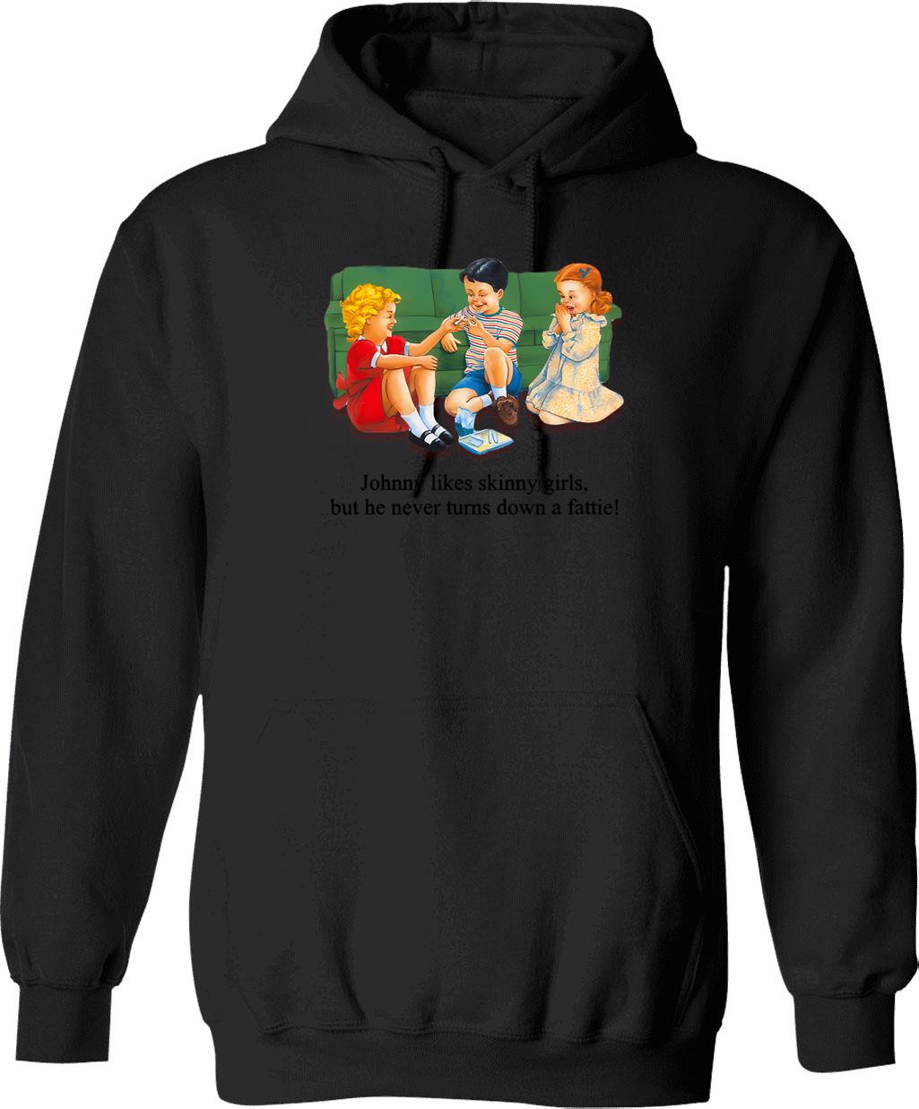 John's Drive-in Hoodie - Retro Graphic Pullover Hoodie for Men & Women - Black