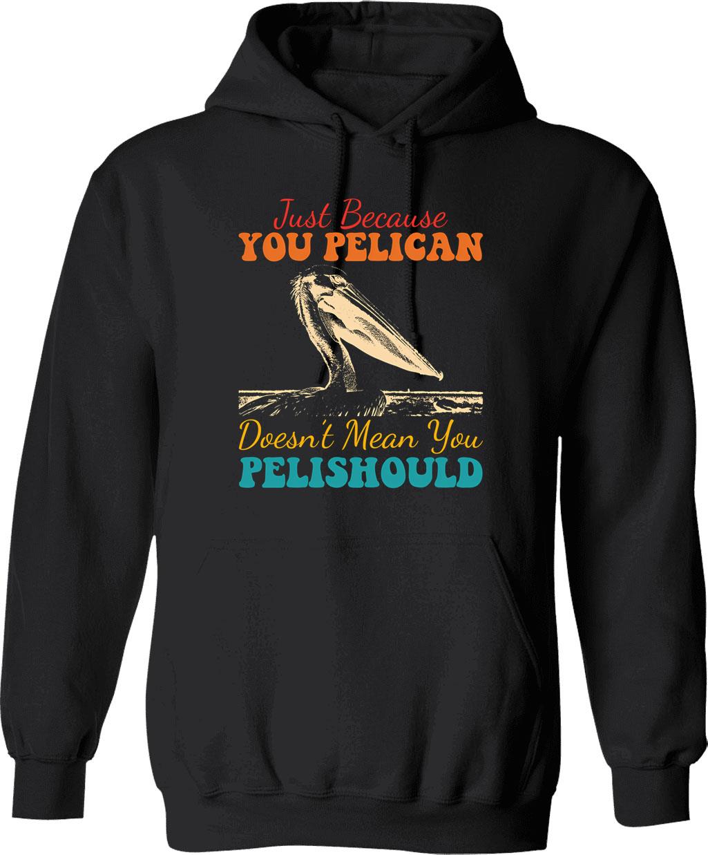 Just Because I'm Smiling Does't Mean I Like You (1) Hoodie - Black