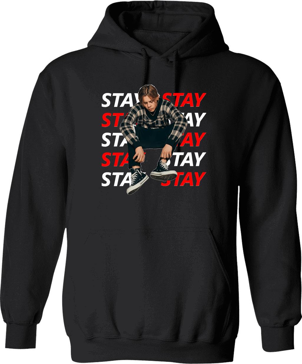 Just One More Thing Hoodie - Retro Graphic Pullover Hoodie for Men & Women - Black