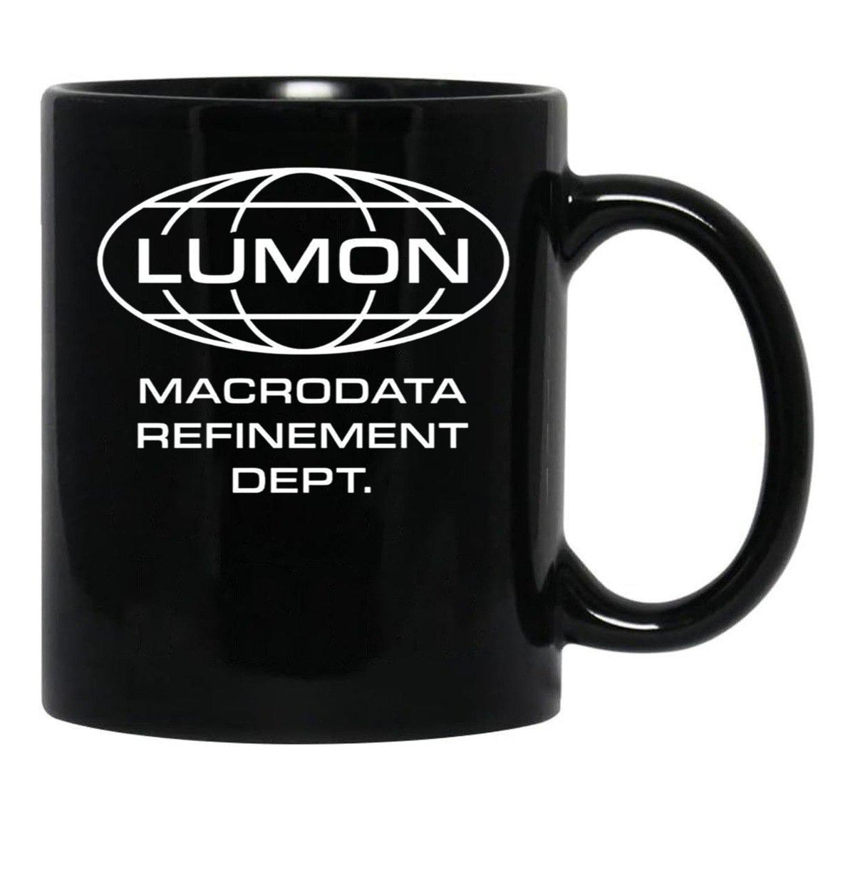LUMON Macrodata Refinement Department Black Coffee Mug, Gift Coffee Mug - Black