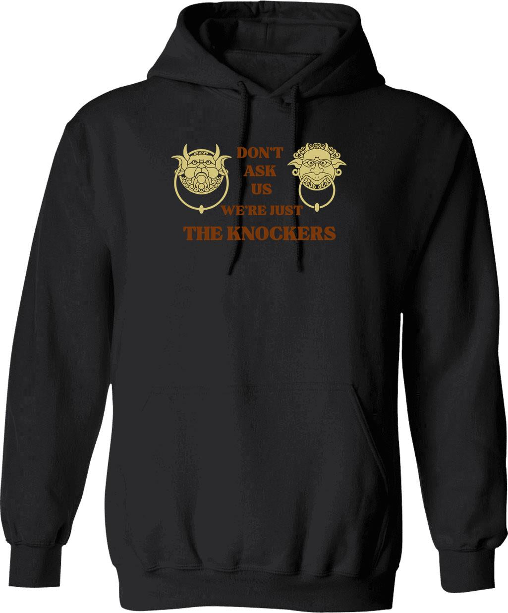 Labyrinth Knockers Hoodie - Retro Graphic Pullover Hoodie for Men & Women - Black