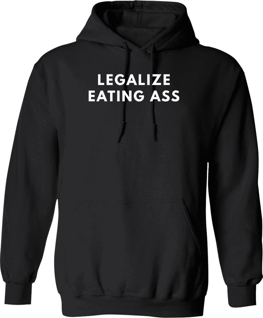 Leg Rests Hoodie - Retro Graphic Pullover Hoodie for Men & Women - Black