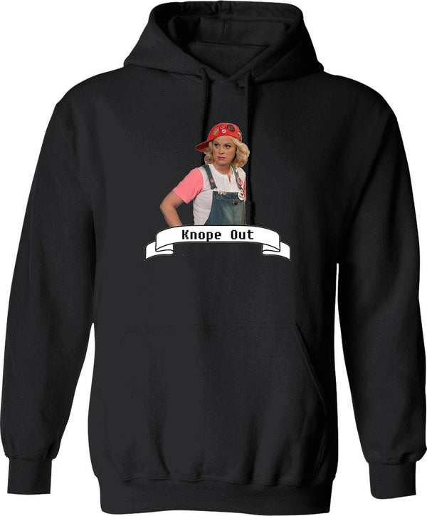 Leslie Knope Graphic Pullover Hoodie - Black