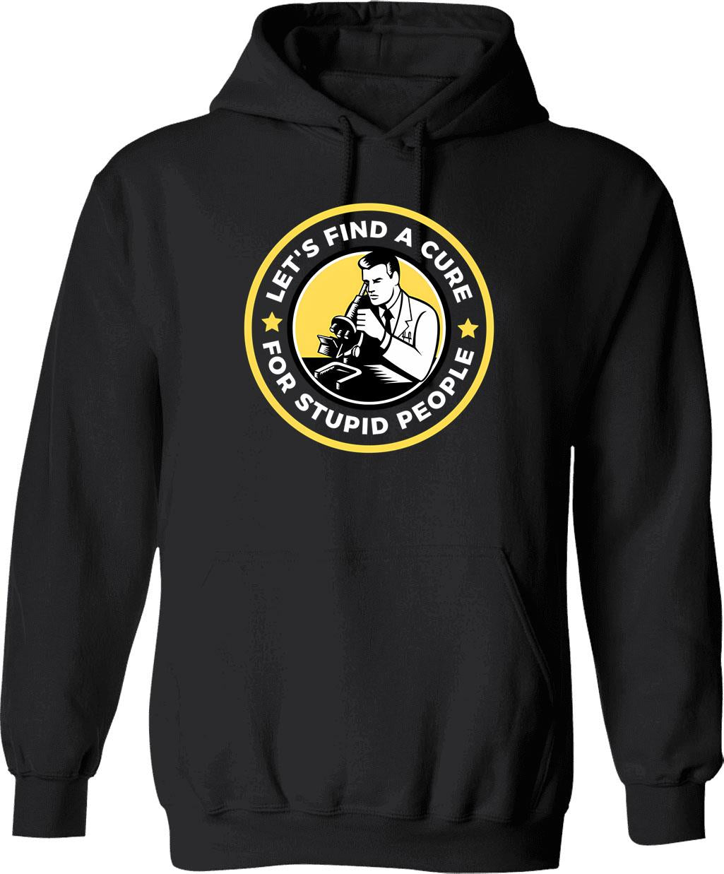 Let's Dig For Treasure Hoodie - Retro Graphic Pullover Hoodie for Men & Women - Black