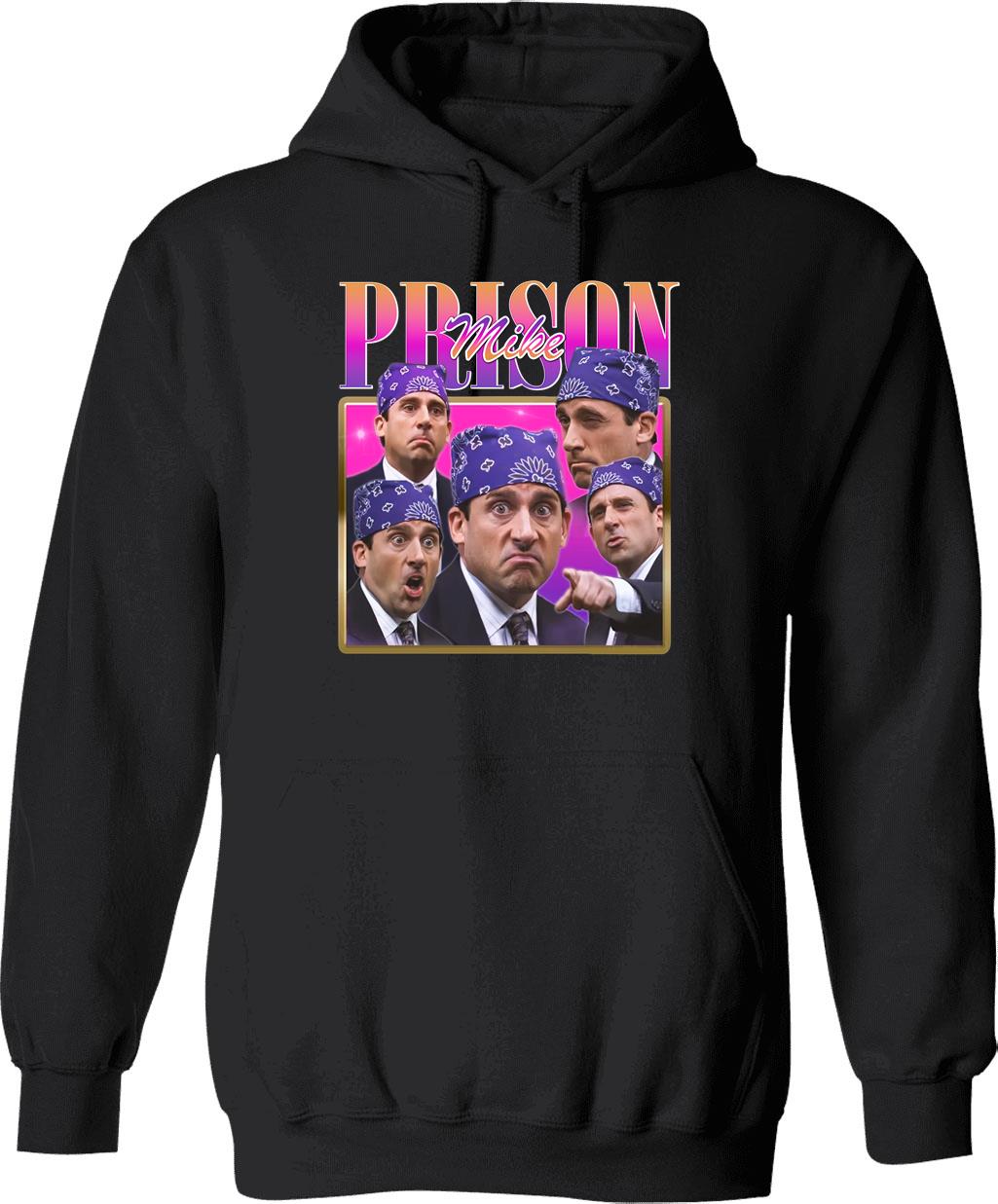 Limited Prison Mike Vintage Hoodie Gift for Woman and Man Graphic Pullover Hoodie - Black