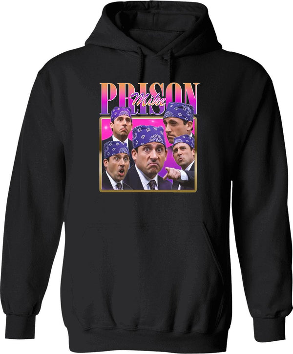 Limited Prison Mike Vintage Hoodie Gift for Woman and Man Graphic Pullover Hoodie - Black
