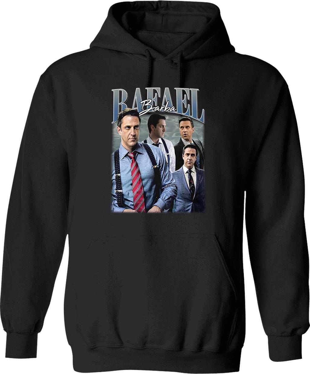 Limited Rafael Barba Vintage Gift for Woman and Man Graphic Pullover Hoodie - Black