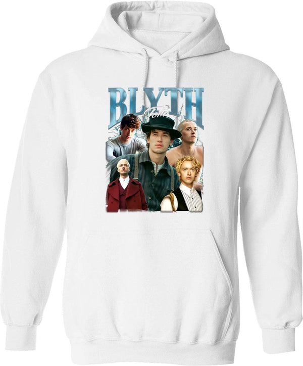 Limited Tom Blyth Vintage Hoodie Gift for Woman and Man Graphic Pullover Hoodie - White