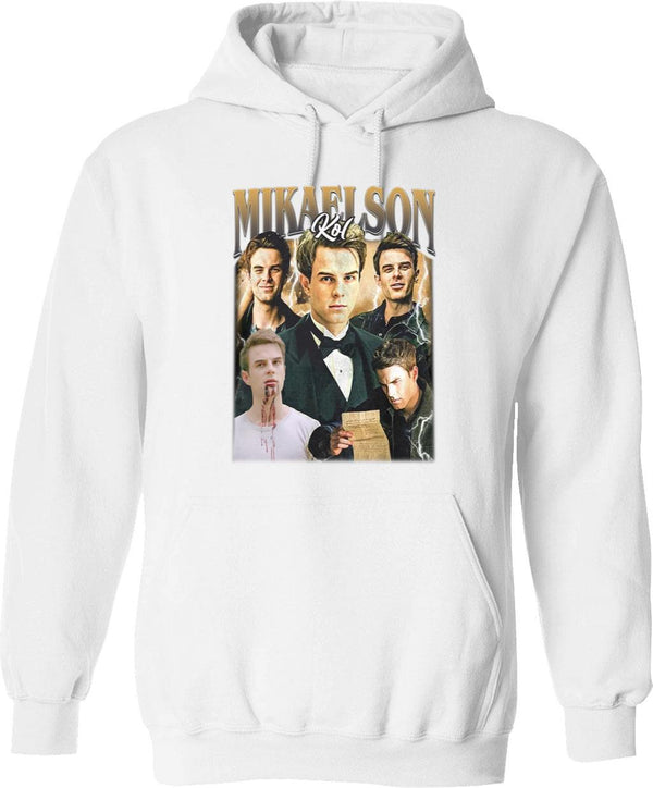 Limitiertes Kol Mikaelson Vintage Hoodie Graphic Pullover Hoodie - White