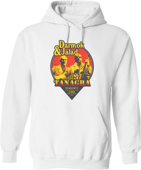 Live at Tanagra Graphic Pullover Hoodie - White