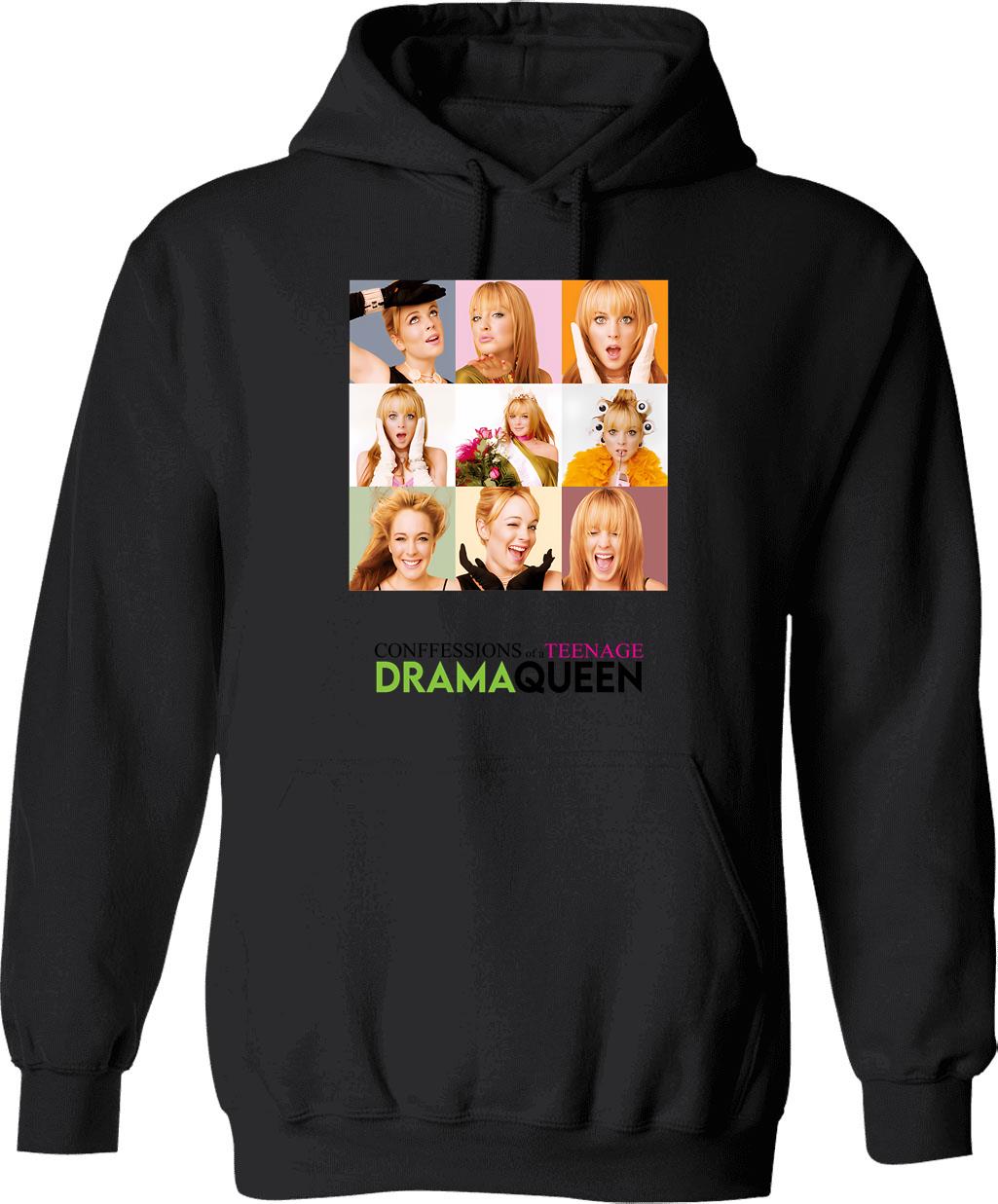Logo White Trend Classic Hoodie - Retro Graphic Pullover Hoodie for Men & Women - Black