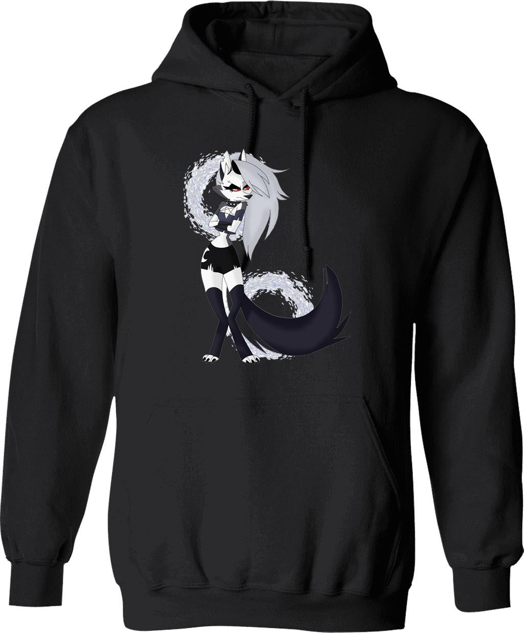 Loona from Helluva Boss Classic Graphic Pullover Hoodie - Black
