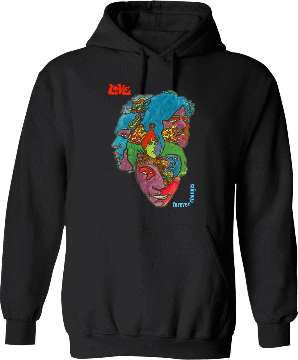 Love 3 Album Classic Hoodie - Retro Graphic Pullover Hoodie for Men & Women - Black