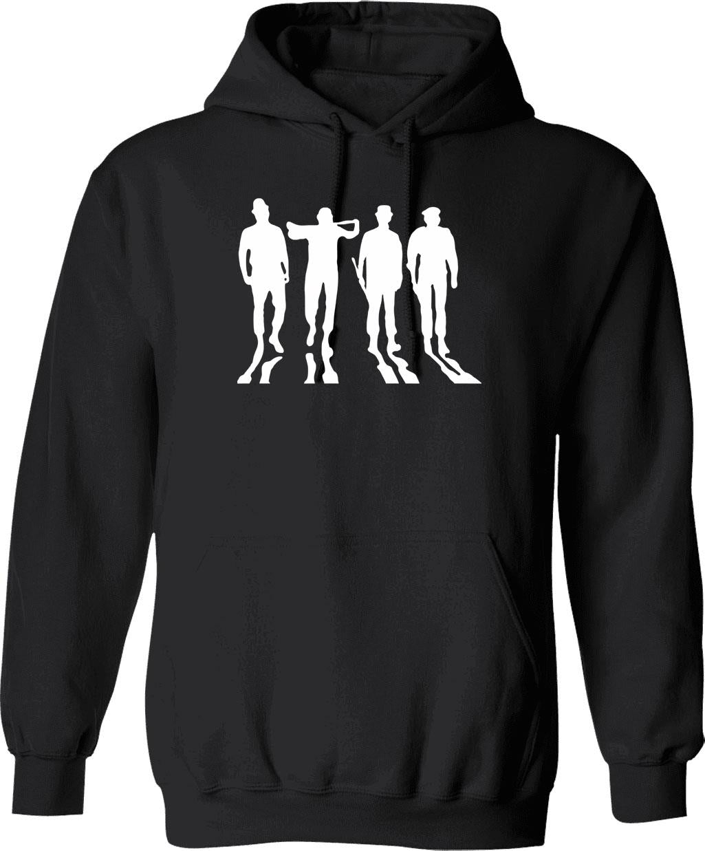 Love Funny Man The Billy Jeans Light Blue Vintage Photograp Hoodie - Black