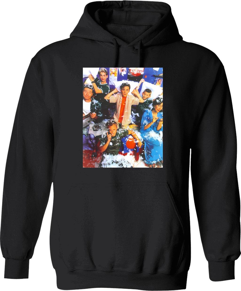Malcolm Dewey Doll Hoodie - Retro Graphic Pullover Hoodie for Men & Women - Black