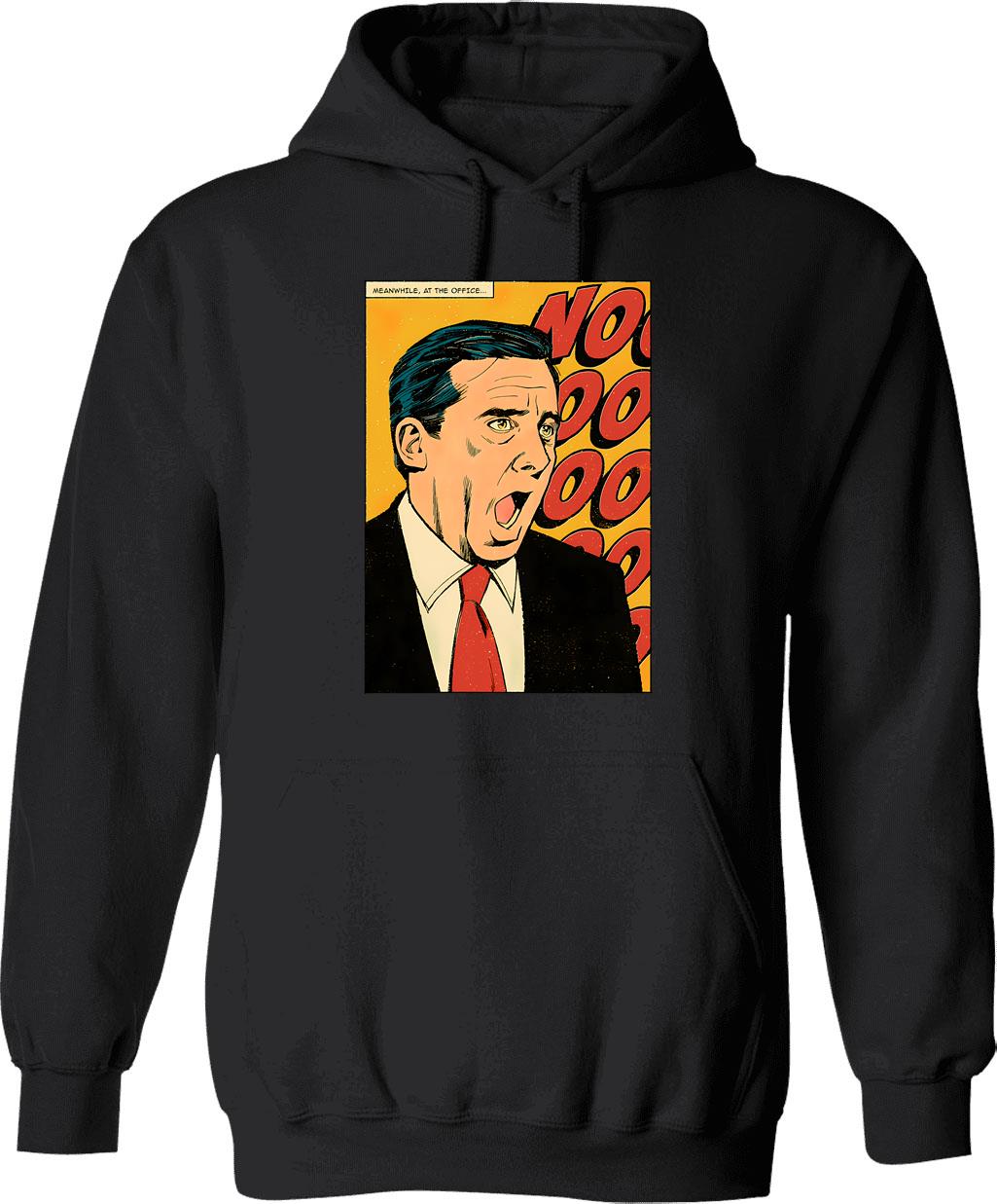 Mean Streak Classic Hoodie - Retro Graphic Pullover Hoodie for Men & Women - Black