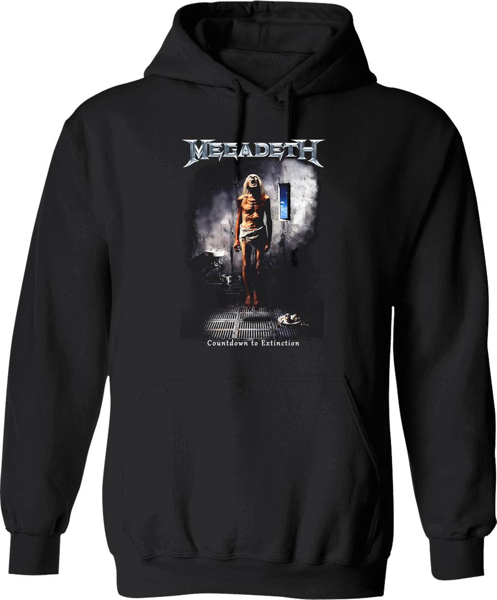 Megarock City (1) Hoodie - Retro Graphic Pullover Hoodie for Men & Women - Black