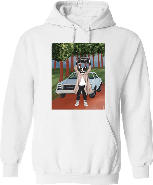 Menx27s The Herd With Colin Cowherd Logo Classic Hoodie - White