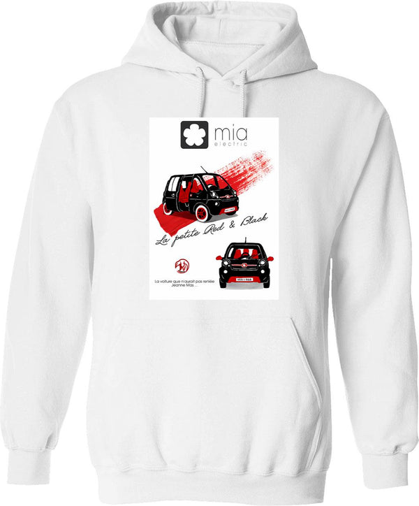 Metal Icarus Hoodie - Retro Graphic Pullover Hoodie for Men & Women - White