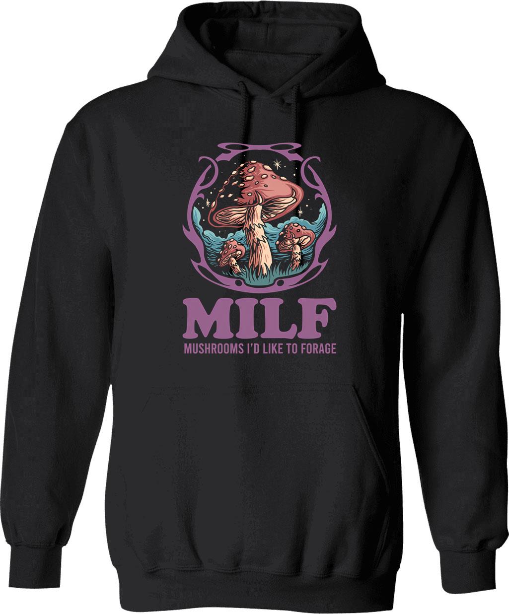 Milf Man I Love Frogs (1) Hoodie - Black