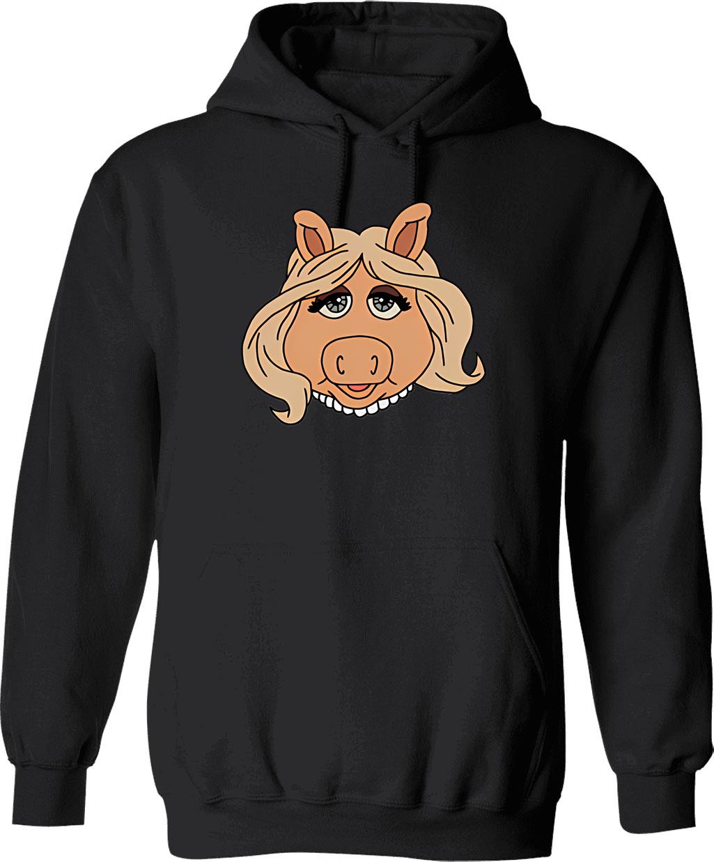 Miss Lily Hoodie - Retro Graphic Pullover Hoodie for Men & Women - Black