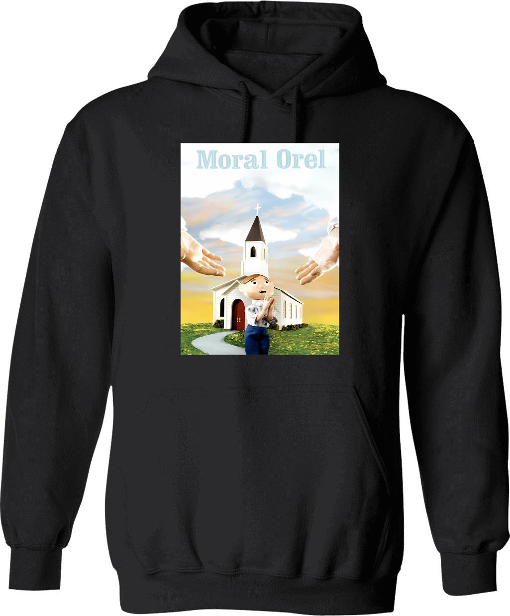 Moral Orel (3) Hoodie - Retro Graphic Pullover Hoodie for Men & Women - Black