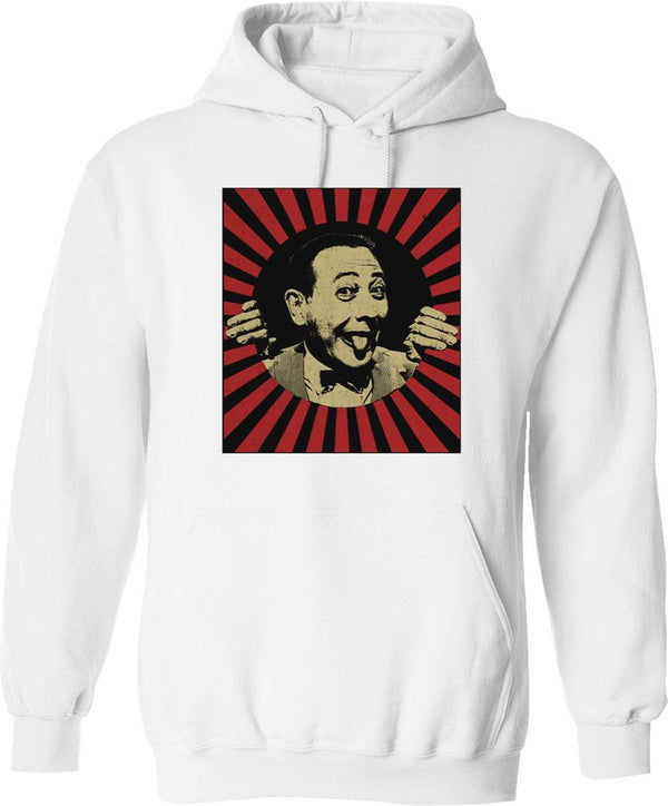 Pee Wee Herman Graphic Pullover Hoodie - White