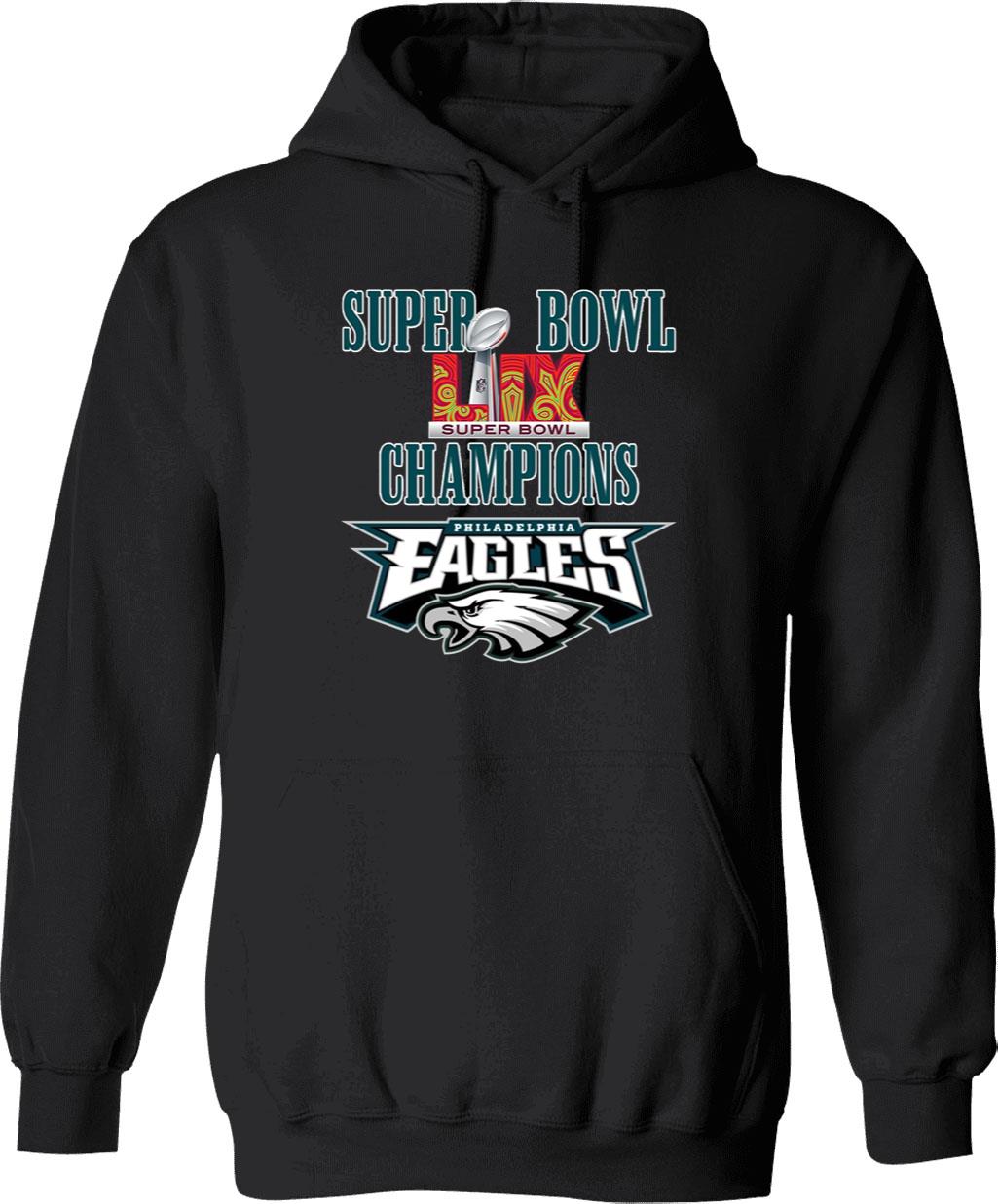 Philadelphia Super Champions Hoodie Graphic Pullover Hoodie - Black
