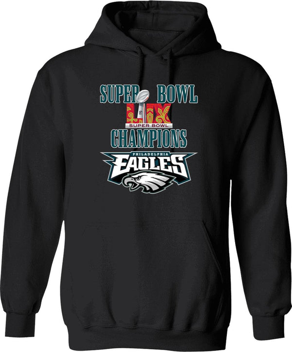 Philadelphia Super Champions Hoodie Graphic Pullover Hoodie - Black