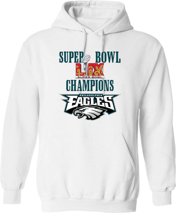 Philadelphia Super Champions Hoodie Graphic Pullover Hoodie - White