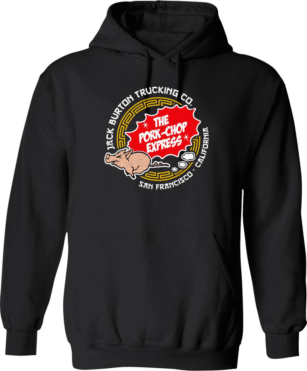 Pork Chop Express San Francisco Graphic Pullover Hoodie - Black