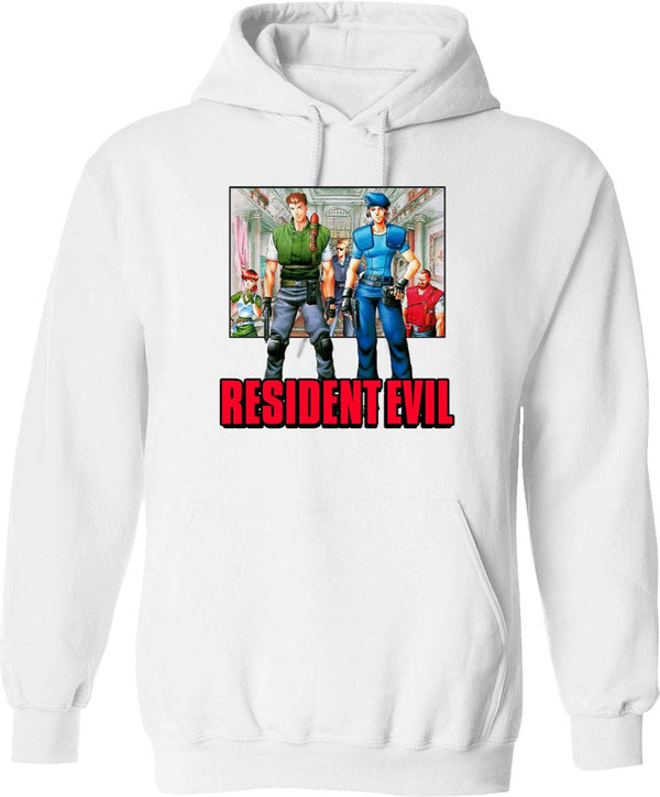Resident Evil - S.T.A.R.S Classic Graphic Pullover Hoodie - White