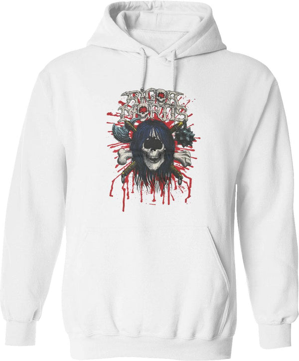 Rigor Mortis 1983 Graphic Pullover Hoodie - White