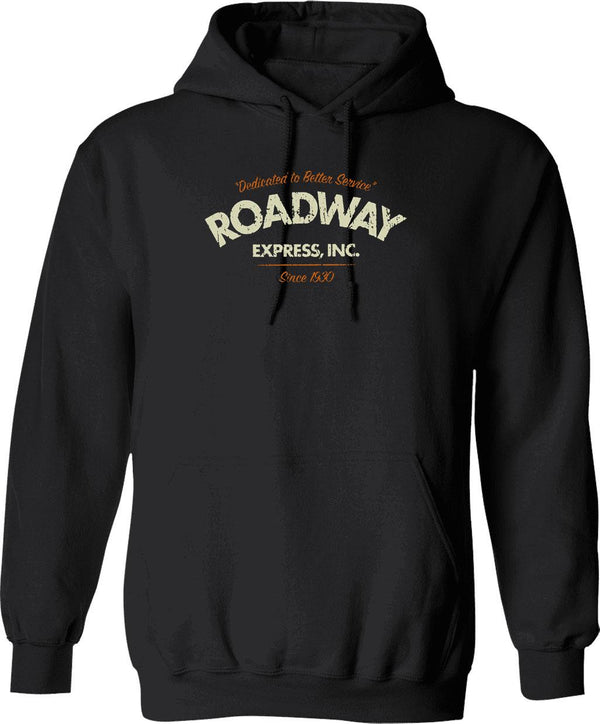 Roadway Express 1930 Graphic Pullover Hoodie - Black