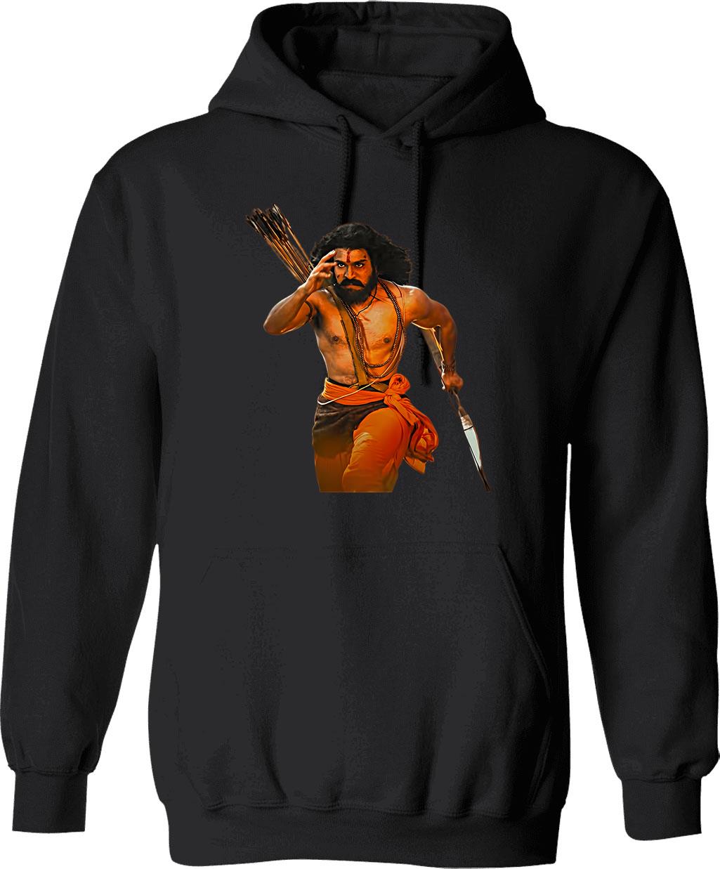 Rrr Premium Graphic Pullover Hoodie - Black