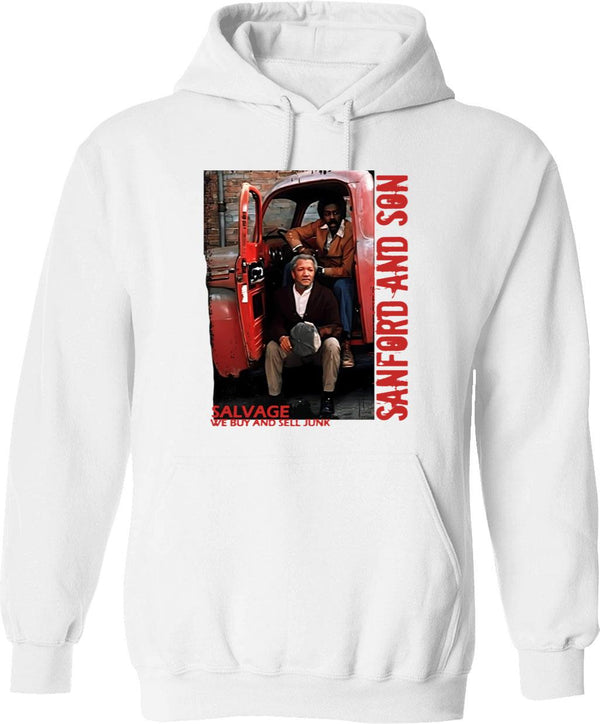 Salvage - Sanford And Son Graphic Pullover Hoodie - White