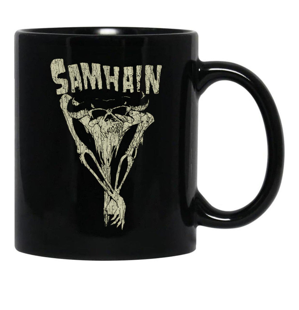 Samhain Scarecrow 1983 Black Coffee Mug, Gift Coffee Mug - Black