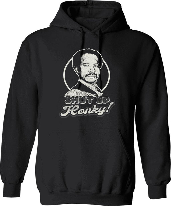 Shut Up Honky Graphic Pullover Hoodie - Black