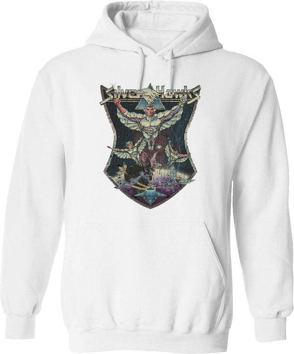 Silverhawks 1986 Graphic Pullover Hoodie - White