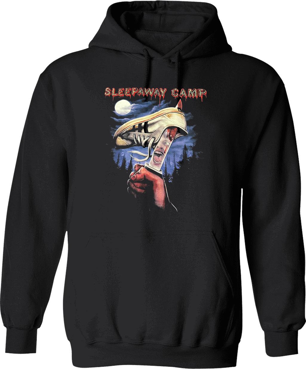 Sleepaway Camp You Won_t Be Coming Home Graphic Pullover Hoodie - Black