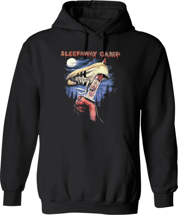 Sleepaway Camp You Won_t Be Coming Home Graphic Pullover Hoodie - Black