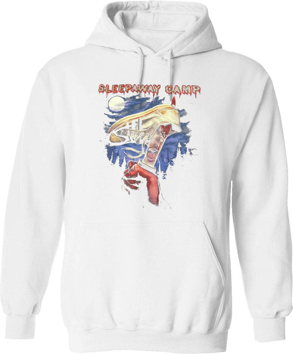 Sleepaway Camp You Won_t Be Coming Home Graphic Pullover Hoodie - White