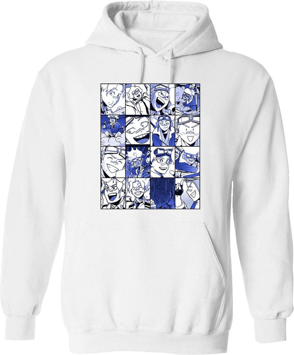 Special Present Oboro Shirakumo Collage Color Version Gift Movie Fans Poster Graphic Pullover Hoodie - White