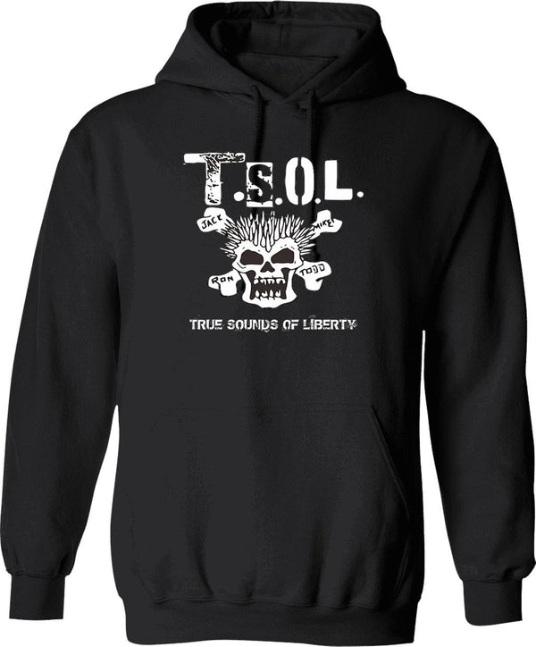 TSOL American Punk Essential Graphic Pullover Hoodie - Black