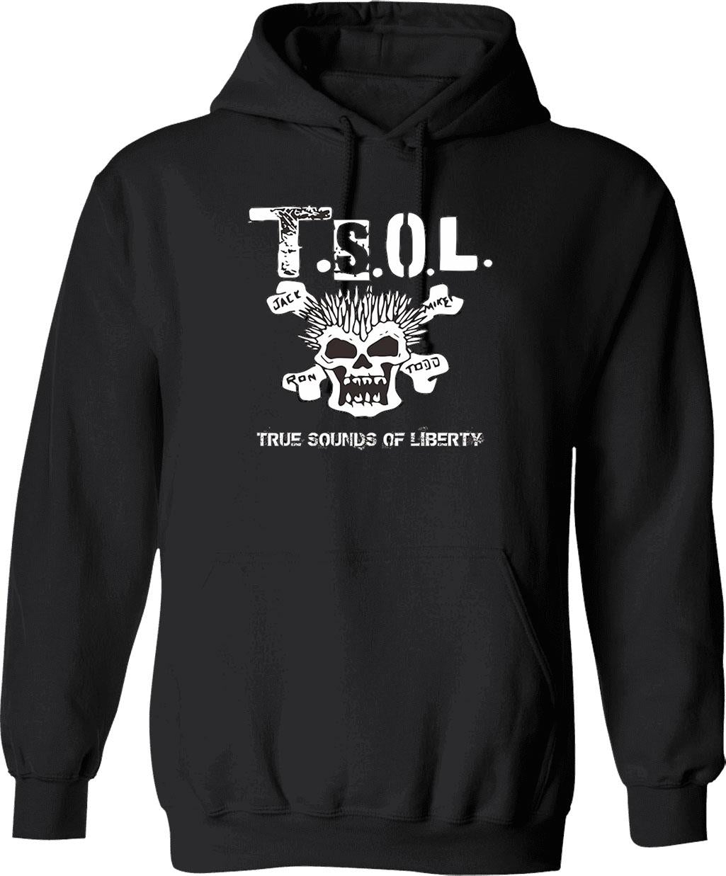 TSOL American Punk Essential Graphic Pullover Hoodie - Black